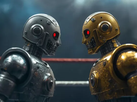 Vin Diesel is set to bring the iconic boxing toy “Rock ’Em Sock ’Em Robots” to the big screen. () — poster