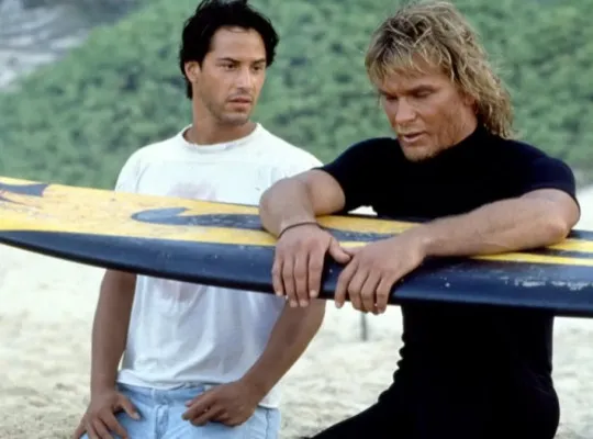"Point Break" starring Keanu Reeves and Patrick Swayze to become a TV series. () — poster