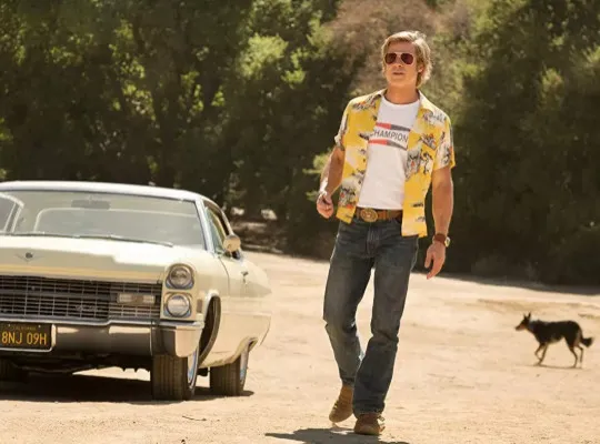 Brad Pitt in the First Trailer for 'The Adventures of Cliff Booth' () — poster