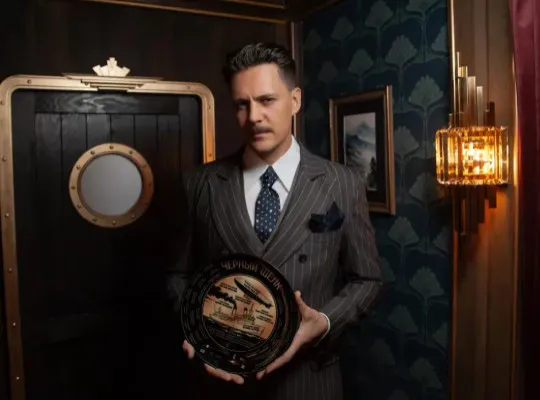 Новость: Filming of the detective film "Black Silk" has started, starring Milos Bikovic.